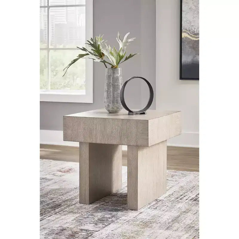 Signature Design by Ashley Jorlaina Table d'appoint, Brun grisâtre clair