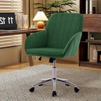 Chaise de bureau réglable, chambre à coucher, chaise pivotante ergonomique, dossier et assise, confortable pour les longues heures assises