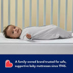 Matelas de lit de bébé et de tout-petit Sleepy Little One de Kolcraft : Ferme, épaisseur de 12,7 cm, housse imperméable, ressorts continus