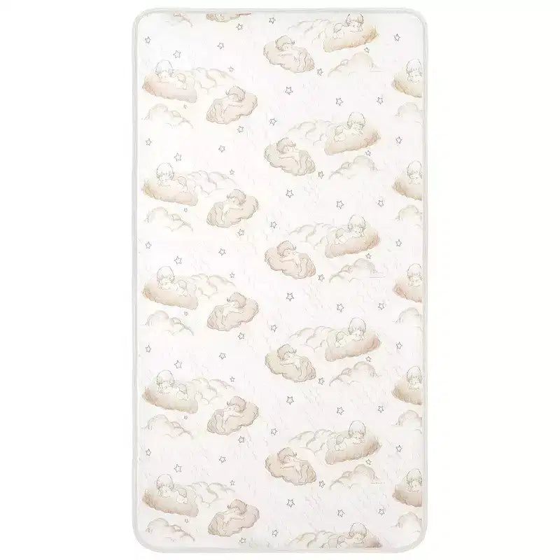 Matelas pour lit de bébé et tout-petit Dream On Me Twinkle 5" 80 ressorts : Hypoallergénique, couche de soutien supplémentaire, housse imperméable