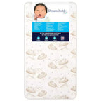 Matelas pour lit de bébé et tout-petit Dream On Me Twinkle 5" 80 ressorts : Hypoallergénique, couche de soutien supplémentaire, housse imperméable