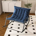 Rocking Chair avec Rangement, Coussins et AccoudoirsFauteuil Ergonomique Toutes Saisons, Confort Respirant pour Chambre, Salon, Patio, Jardin