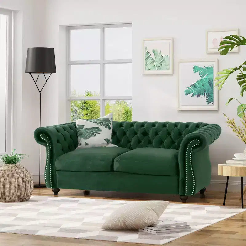 Causeuse Somerville Traditional Chesterfield - Christopher Knight Home