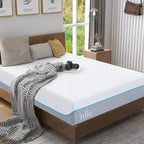 Matelas en mousse à mémoire de forme gel de 12 pouces, matelas rafraîchissant à fermeté moyenne en boîte, CertiPUR-US
