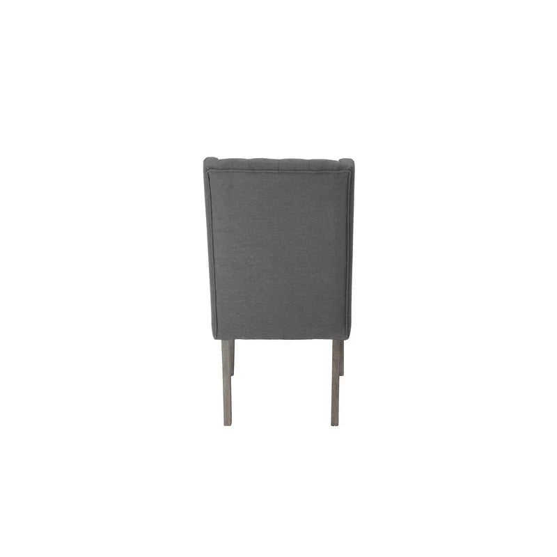 Ensemble de salle à manger extensible gris rustique 9 pièces Best Quality Furniture