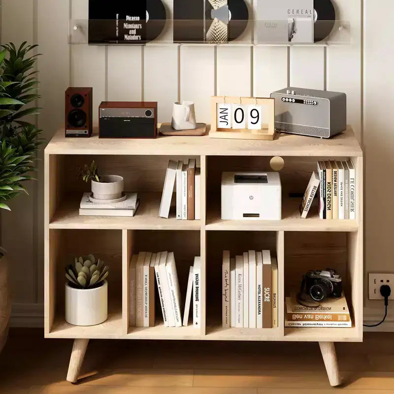 Meuble support pour tourne-disque COZONY avec rangement vinyles, étagère décorative de 39,5 po pour platine vinyle, pouvant contenir jusqu'à 350 albums, pour salon