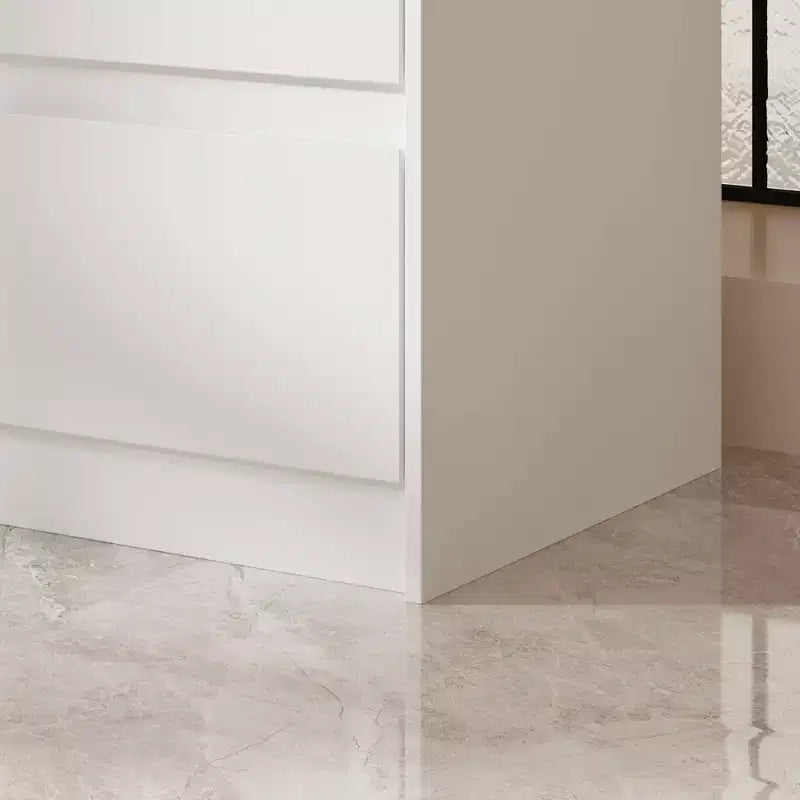 Famapy Commode Horizontale Minimaliste Moderne à 9 Tiroirs – Organiseur Spacieux pour Chambre/Salon