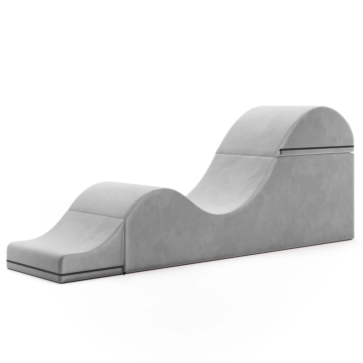 Avana Kami Chaise convertible / Yoga & Massage - Pouf 2 en 1 avec chaise longue de yoga escamotable, Microvelours - N/A