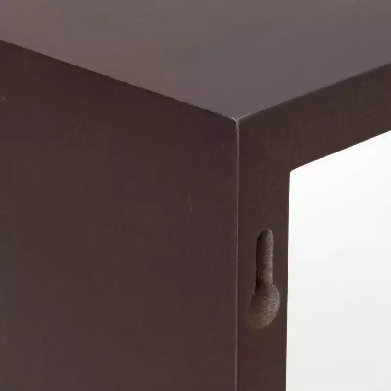 Lot de 3 étagères murales flottantes Cubbi, couleur espresso