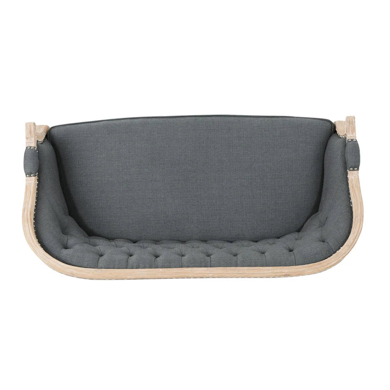 Causeuse capitonnée Faye par Christopher Knight Home