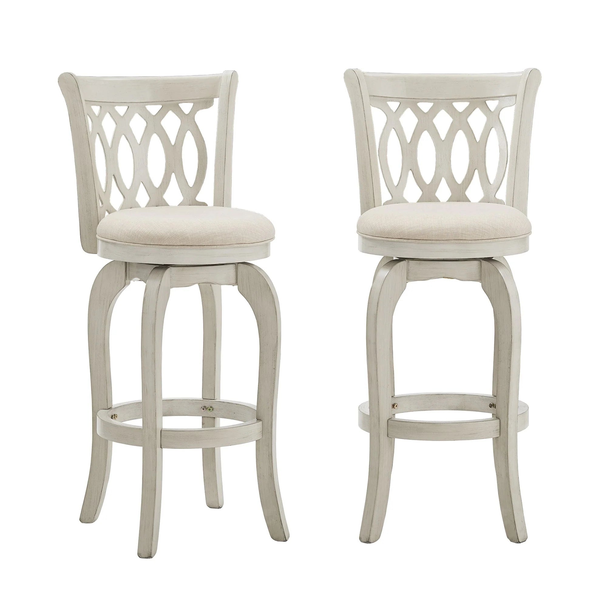 Tabouret de bar pivotant Rovinj Scroll Back