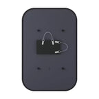 Miroir mural rectangulaire de 24 po x 36 po avec moyeu noir - Umbra : design moderne, aucun assemblage, montage mural