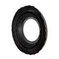 Olivia & May 27"x27" Metal Floral Layered Frame Wall Mirror: Contemporary Round Iron, No Assembly Required