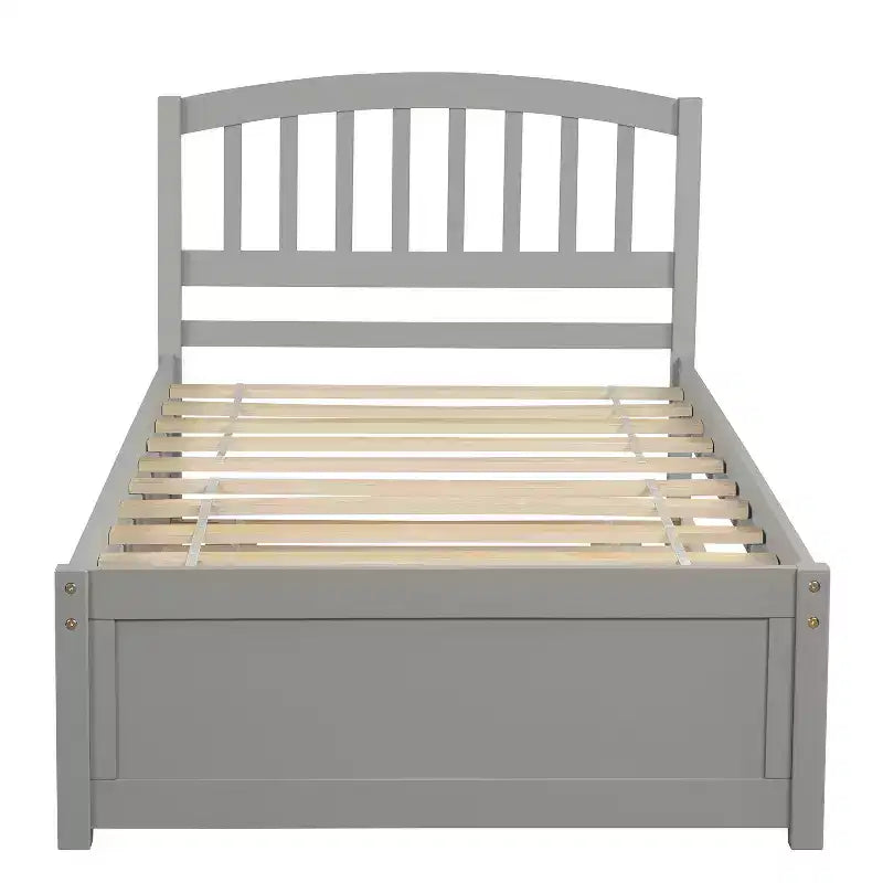 Lit plateforme double Whisen Elegant Design avec lit gigogne