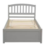 Lit plateforme double Whisen Elegant Design avec lit gigogne