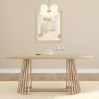 Table à manger rectangulaire 72 Lido Plank+Beam, table de cuisine minimaliste en bois massif pour 6 personnes