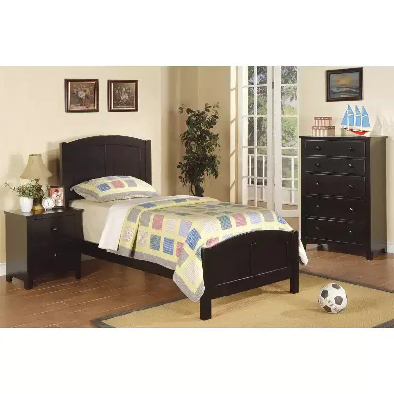 Commode Okak Modern à 5 tiroirs, en contreplaqué et placage de pin, mobilier de chambre pour salon, entrée, couloir