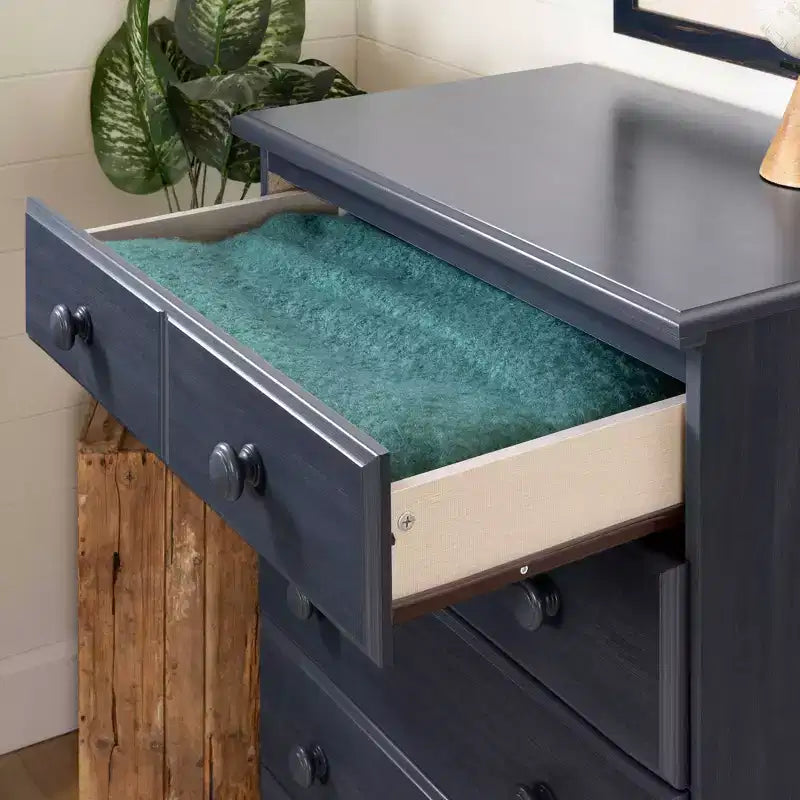 Commode à 5 tiroirs pour enfant South Shore Summer Breeze, bleu myrtille