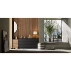 Famapy Commode Horizontale Minimaliste Moderne à 9 Tiroirs – Organiseur Spacieux pour Chambre/Salon