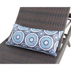 Chaises longues en osier tout temps - Lot de 2