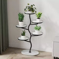 Support de Plante en Métal, Étagère à Fleurs d'Intérieur Multi-Niveaux, Étagère d'Angle pour Plantes, Support de Pot de Fleurs Haut, Étagère de Rangement pour Patio, Salon