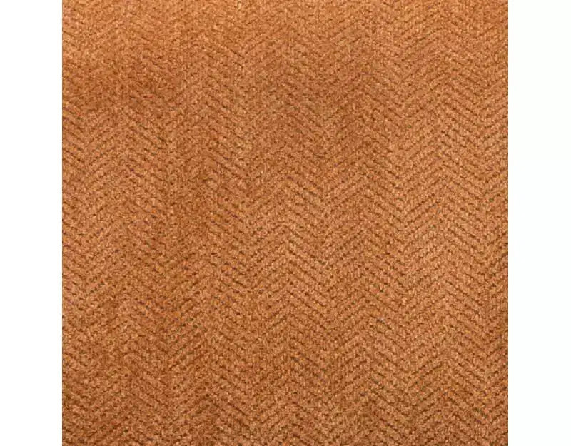 Fauteuil d'appoint contemporain sans accoudoirs Roundhill Furniture Pisano en tissu chenille avec coussin lombaire assorti, orange