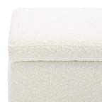 Banc de rangement Sunneva Boucle SAFAVIEH Couture - 61 po L x 20 po P x 19 po H - 61Lx20Px19H