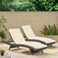 Ensemble de coussins d'extérieur Salem pour chaise longue - Coussins uniquement (lot de 2) par Christopher Knight Home - 79,25L x 27,50W x 1,50H