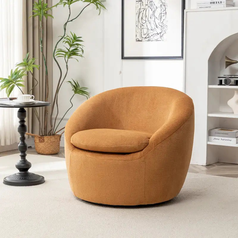 Fauteuil club moderne pivotant Winnie de Roundhill Furniture