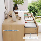 Commode à 7 tiroirs pour chambre à coucher, commode moderne du milieu du siècle, commode à tiroirs cannelée, meuble TV, organisateur de rangement pour salon, couloir, entrée