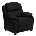 Fauteuil inclinable contemporain Flash Furniture de luxe rembourré pour enfants avec accoudoirs de rangement