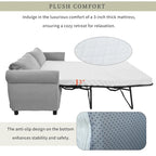 Canapé-lit convertible 80.7 avec matelas en mousse