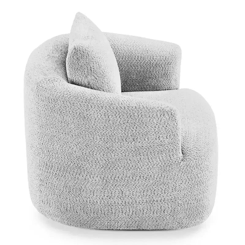 Fauteuil baquet pivotant rembourré Whisen 38.2 avec oreiller