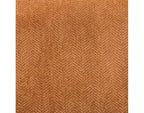 Fauteuil d'appoint contemporain sans accoudoirs Roundhill Furniture Pisano en tissu chenille avec coussin lombaire assorti, orange