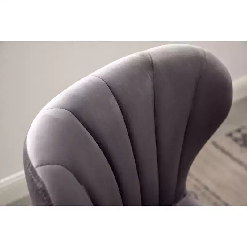 Tabourets de bar pivotants ajustables rembourrés Ellston gris, ensemble de 2