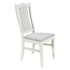Ensemble de table à manger en bois 6 pièces Whisen Mid-Century avec 4 chaises rembourrées et un banc