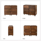 Oddone 2 - Table de chevet à tiroirs, lot de 3, avec design modulaire | ART OF LIVING DESIGNS