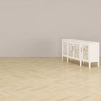 Meuble de rangement d'appoint blanc en bois Famapy, commode pour l'organisation de la maison