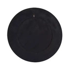 Miroir soleil en métal avec cadre en bois, marron