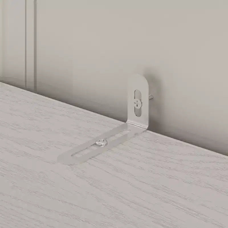 Meubles de cuisine Famapy en bois blanc avec porte-gobelets et multi-rangements