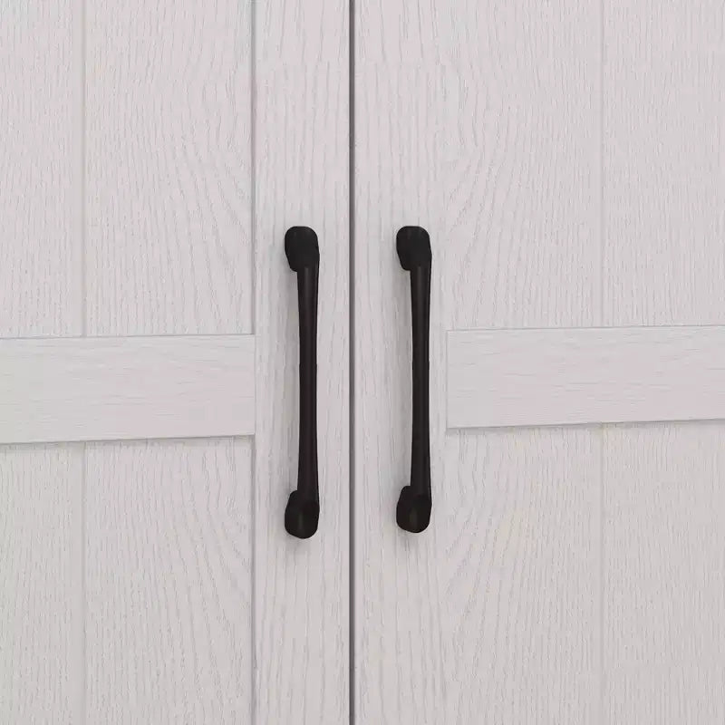 Meubles de cuisine Famapy en bois blanc avec porte-gobelets et multi-rangements