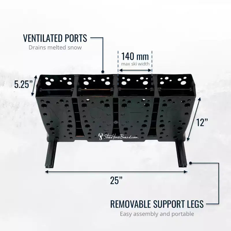 Support de rangement pour skis StoreYourBoard Telluride | Pour 4 paires de skis