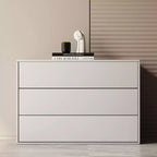 Luck Live Armoire de rangement moderne empilable de 80 cm, adaptée au salon et à la chambre à coucher, blanc ivoire