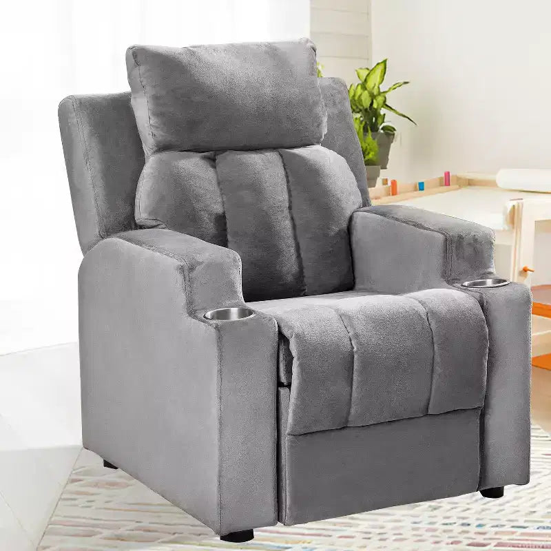 Fauteuil inclinable pour enfants Home Imports Emporium, fauteuil inclinable en peluche pour les tout-petes de 15 ans, fauteuil rembourré confortable pour chambre d'enfant ou chambre à coucher