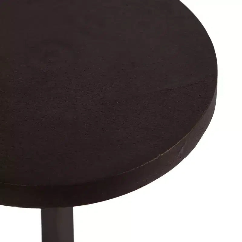 Table d'appoint piédestal Lazaro Kate and Laurel, 25,4x25,4x55,8 cm, Bronze et marbre
