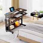 Bureau portable réglable en hauteur Tribesigns avec tiroir clavier