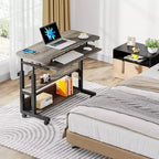Bureau portable réglable en hauteur Tribesigns avec tiroir clavier