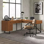 Bureau d'angle Cyill avec plateau relevable | ART OF LIVING DESIGNS