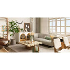 Famapy Meuble d'Appoint Blanc, Style Européen Sculpté Floral, Porte en Verre Magnétique