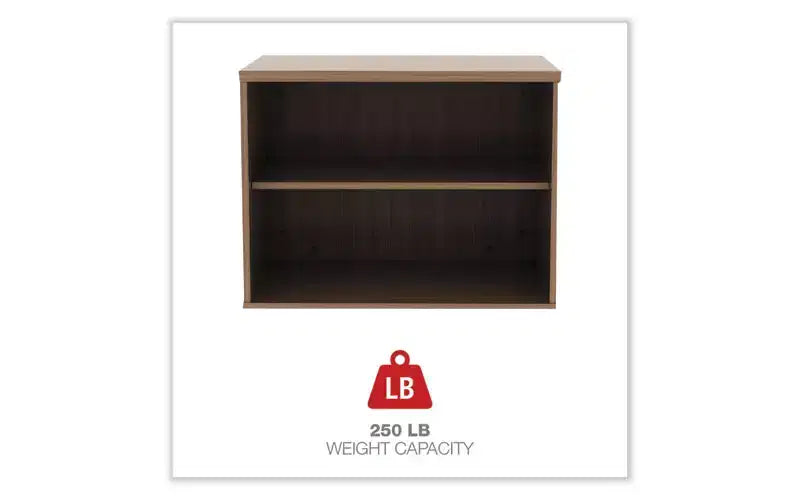 Alera Alera Open Office Credenza à rangement bas, 29,5 x 19,13 x 22,78, Noyer